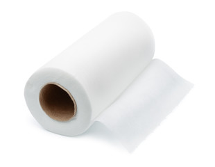 Roll of disposable nonwoven fabric towels