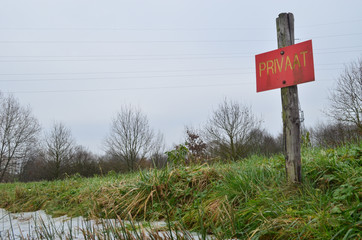 private sign in meadow