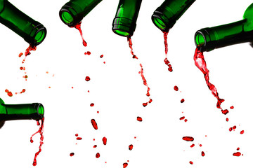 Last red wine drops