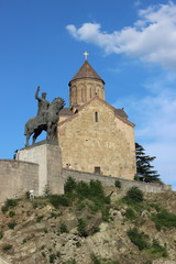 Fototapeta na wymiar Old church in the center of Tbilisi