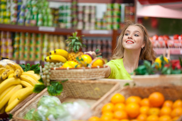 The girl at the grocery store