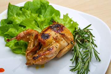 Roasted Quail