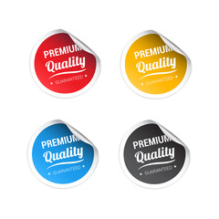 Fototapeta na wymiar Premium Quality Stickers