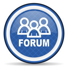 forum blue icon