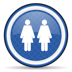 couple blue icon people sign team symbol