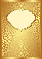golden background for cover