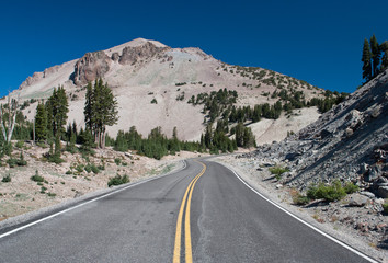 Road to Lassen Peak