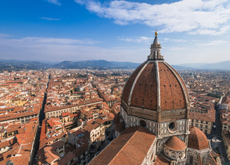 イタリア　フィレンツェ　ドゥオーモと街並み