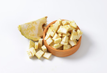 Diced celeriac
