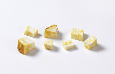 Diced celeriac
