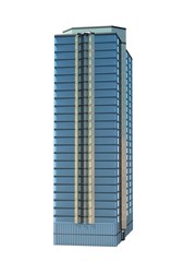 single skyscraper