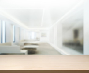 Table Top And Blur Office of Background