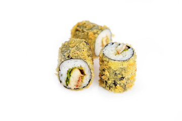 Delicious sushi rolls