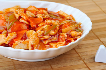 steamed vegetables