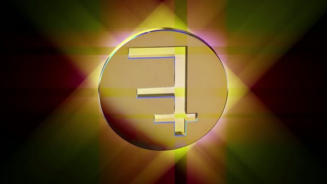 rotating symbol currency franc