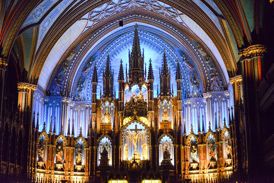 Notre Dame Basilica - Montreal, Canada