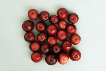 Apples - top view