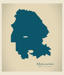 Modern Map - Khuzestan IR
