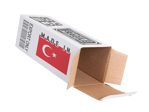 Concept of export - Product of Turkey