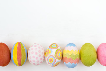 Colorful Easter eggs