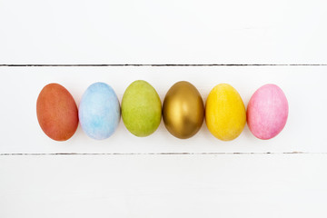 Colorful Easter eggs