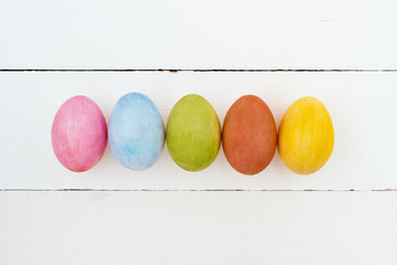 Colorful Easter eggs