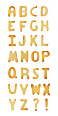 Alphabet cookie