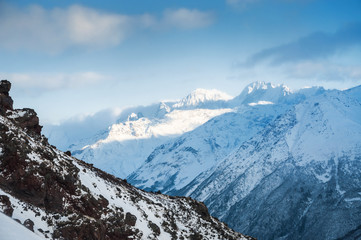 Winter mountains