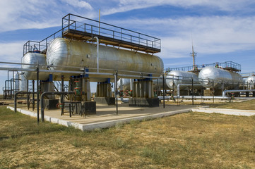 Obraz premium Oil tanks
