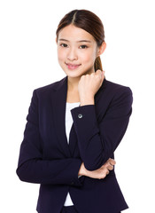 Beautiful confident business woman