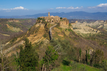Fototapeta premium CIvita di Bagnoregio in Lazio - Italia