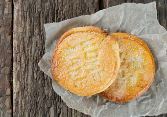 stampled home made cookies