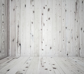 old gray room with brick wall