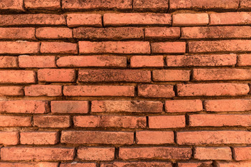 Red old brick wall