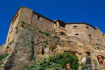 Fototapeta na wymiar Centro storico di Civita di Bagnoregio