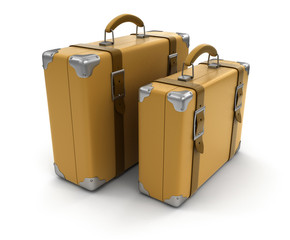 Suitcases (clipping path included)