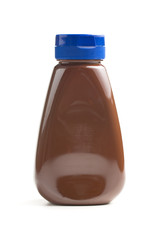 sweet chocolate in bottle