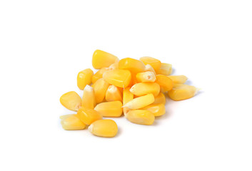 corn on white background
