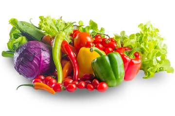 tomato and bell pepper