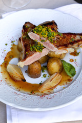 Veal and potatoes