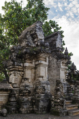 Obraz premium Ancient Uluwatu Temple Section Entrance - An ancient entrance of Hindu temple in Uluwatu Bali Indonesia.