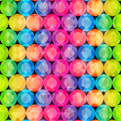 circle bright seamless pattern