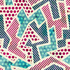 Obraz premium retro cloth seamless pattern