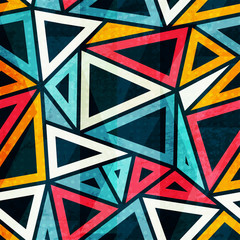 retro driehoek naadloos patroon