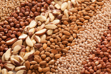 Dry fuits background