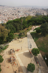 City urban street seen from above