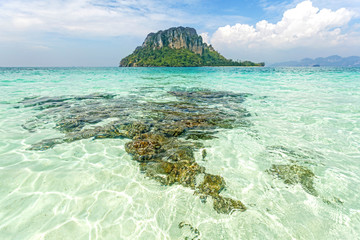 Panele Szklane Podświetlane  Tropical island located in Krabi province, Thailand.