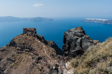 Santorini, vista sulla caldera