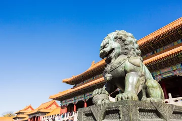 Foto auf Leinwand Die verbotene Stadt, Weltkulturerbe, Peking China © ABCDstock