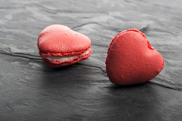 Delicious heart shaped cookies handmade